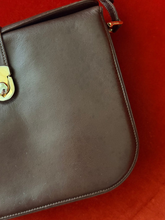 Borsa vintage in nappa a spalla