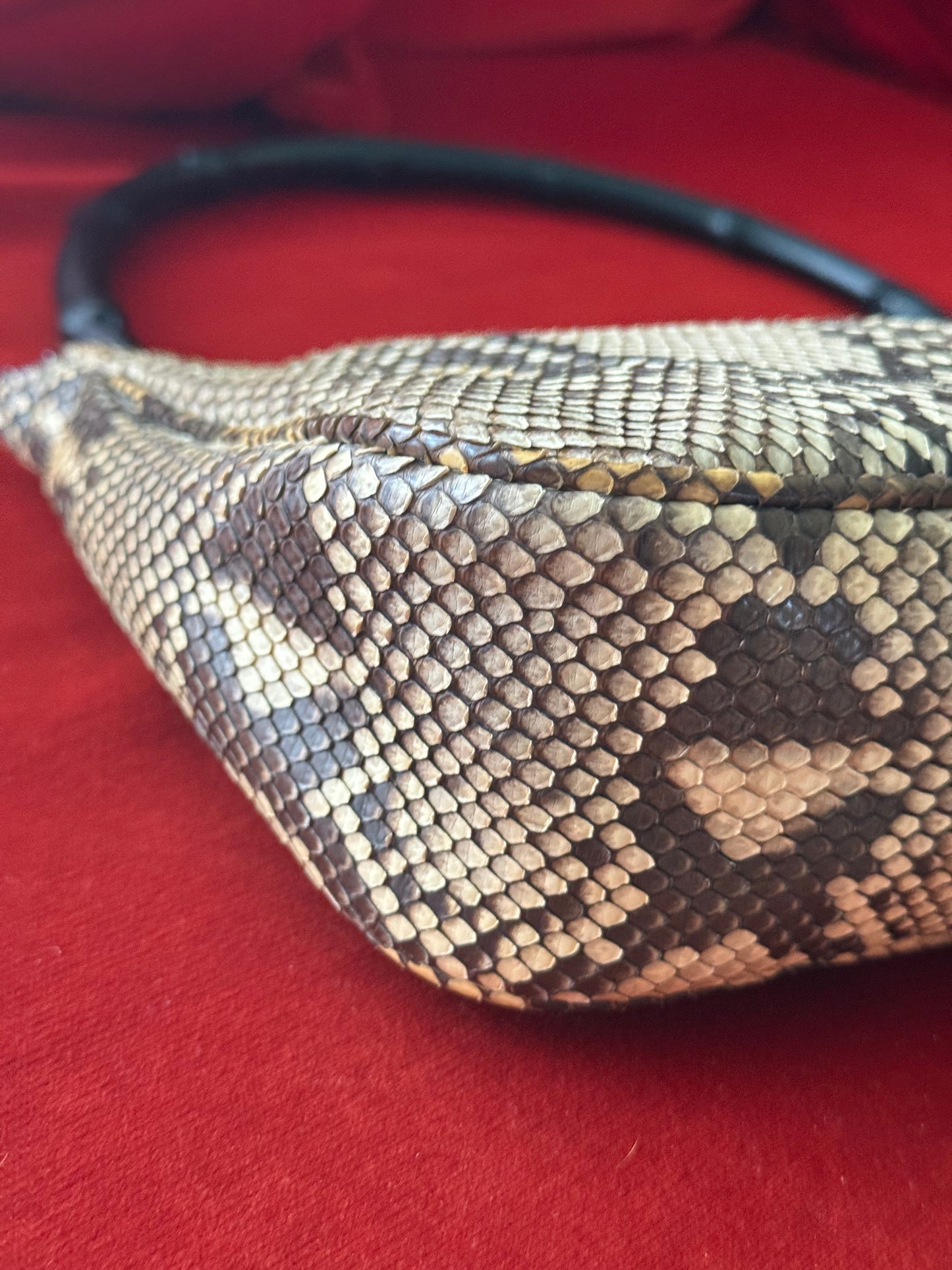 Gucci borsa “Bamboo” in pitone