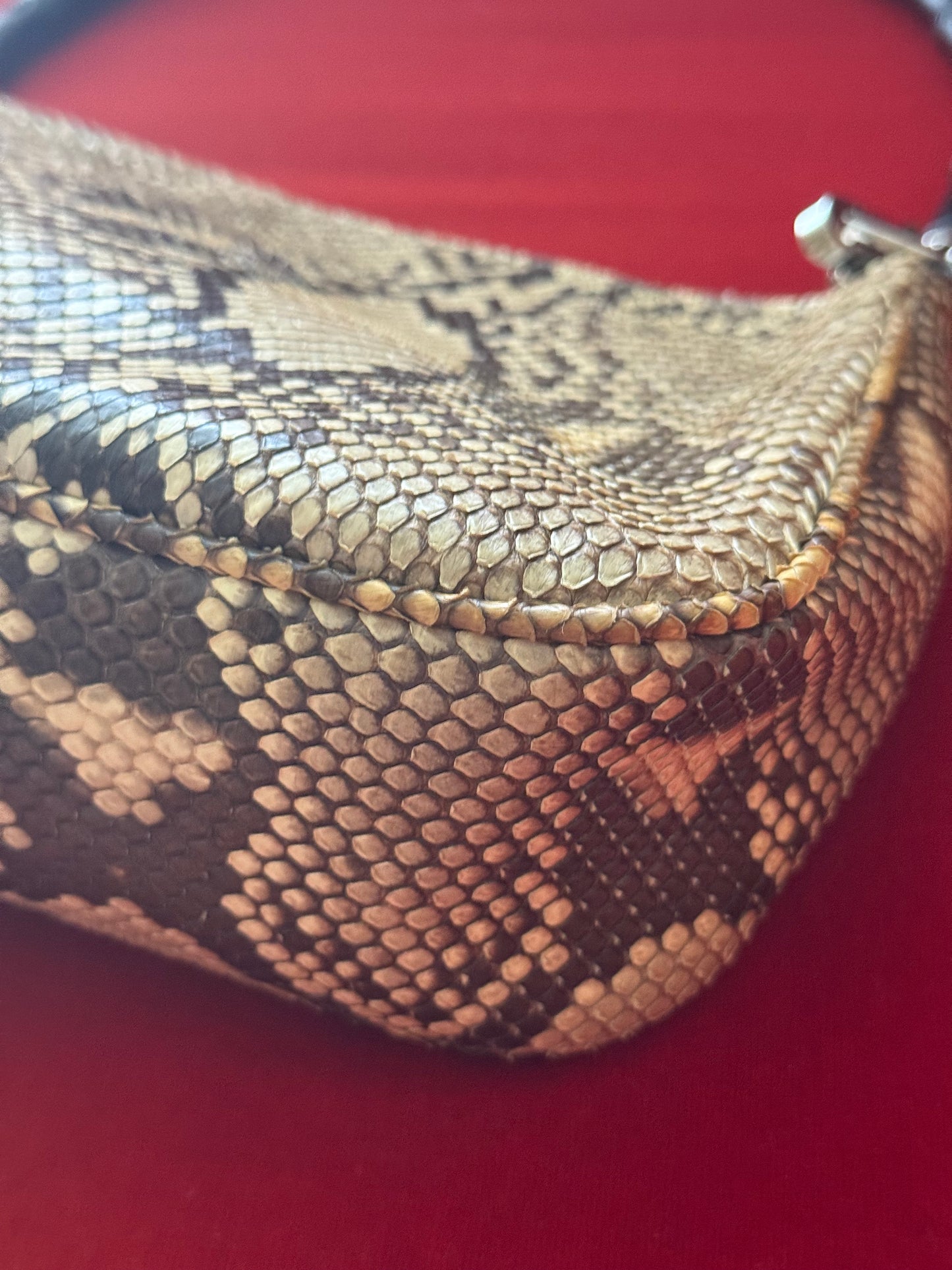 Gucci borsa “Bamboo” in pitone