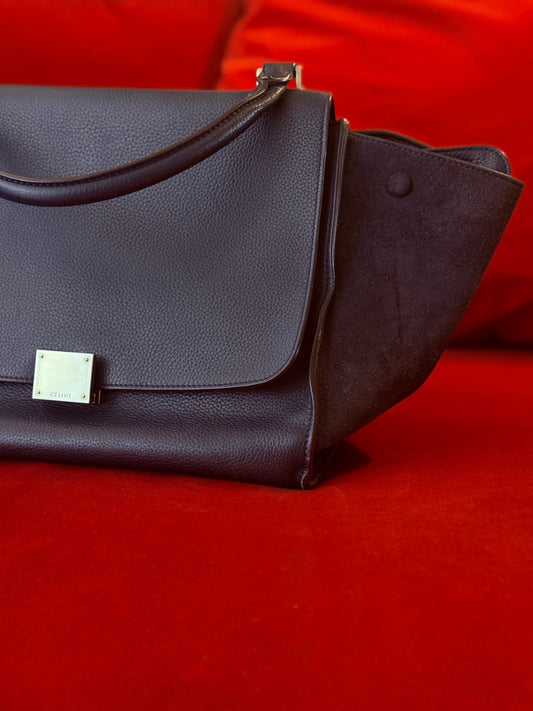 Céline borsa “Trapeze” blu