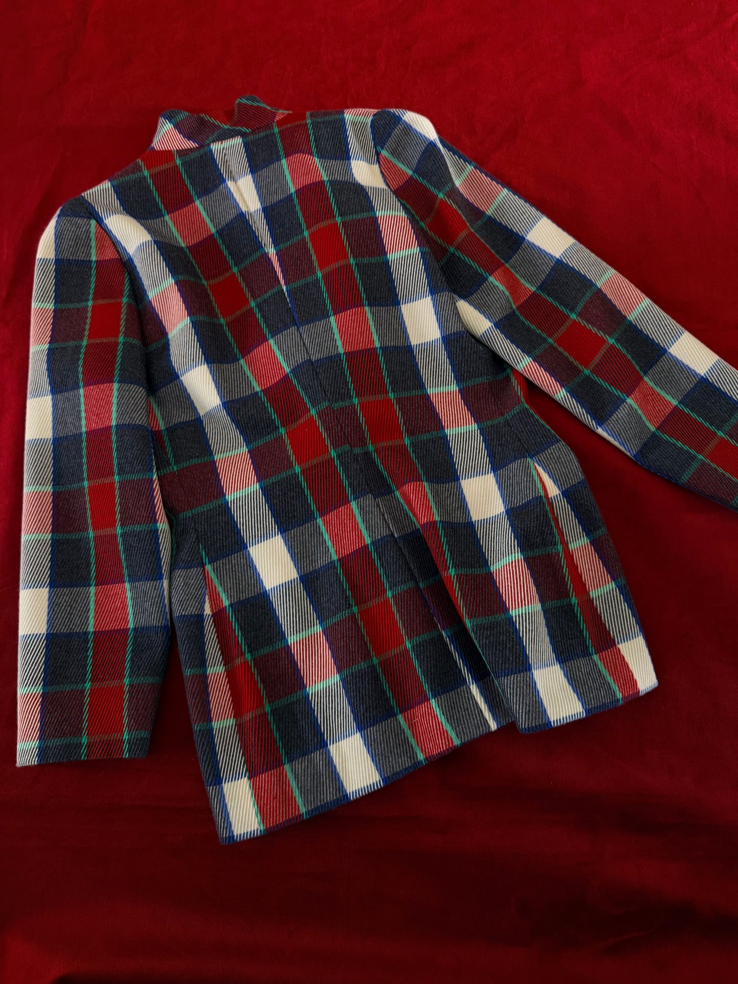 Gai Mattiolo blazer stampa tartan
