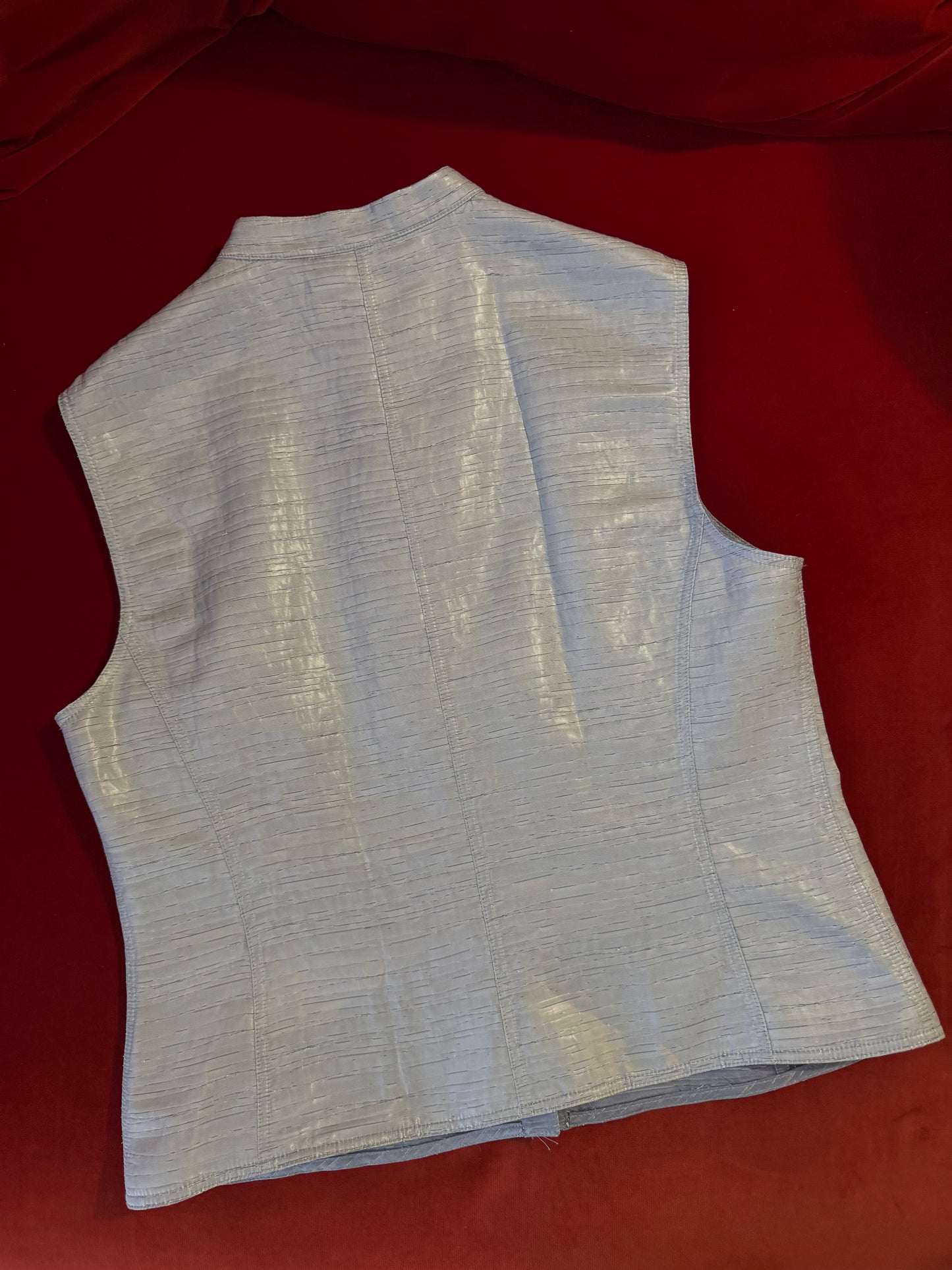 Giorgio Armani gilet tessuto lamé