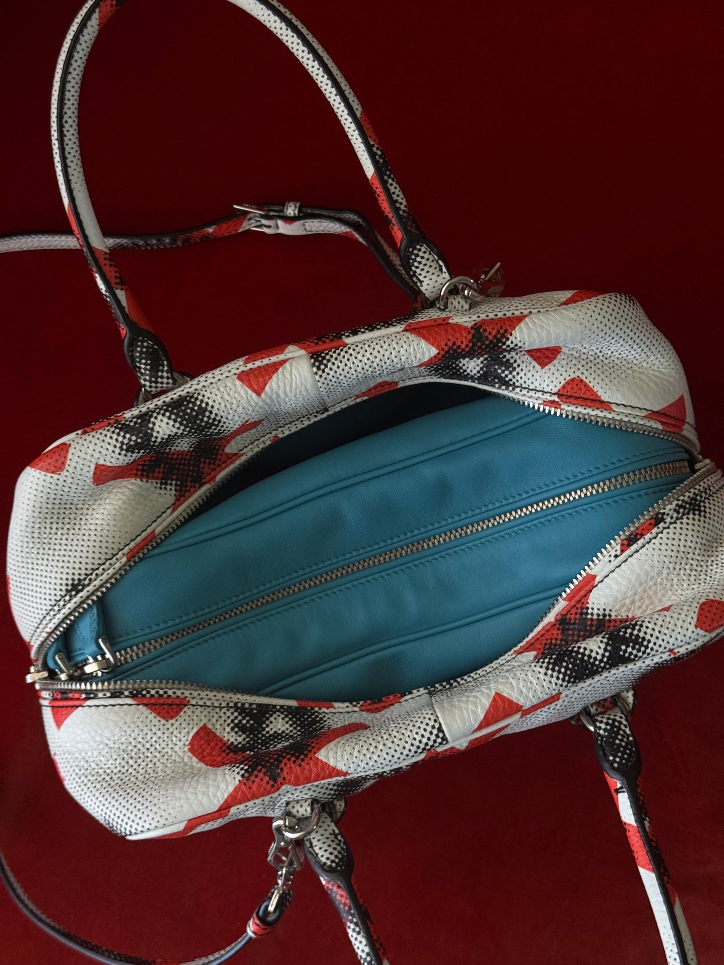 Prada borsa stampa occhi Resort 2016