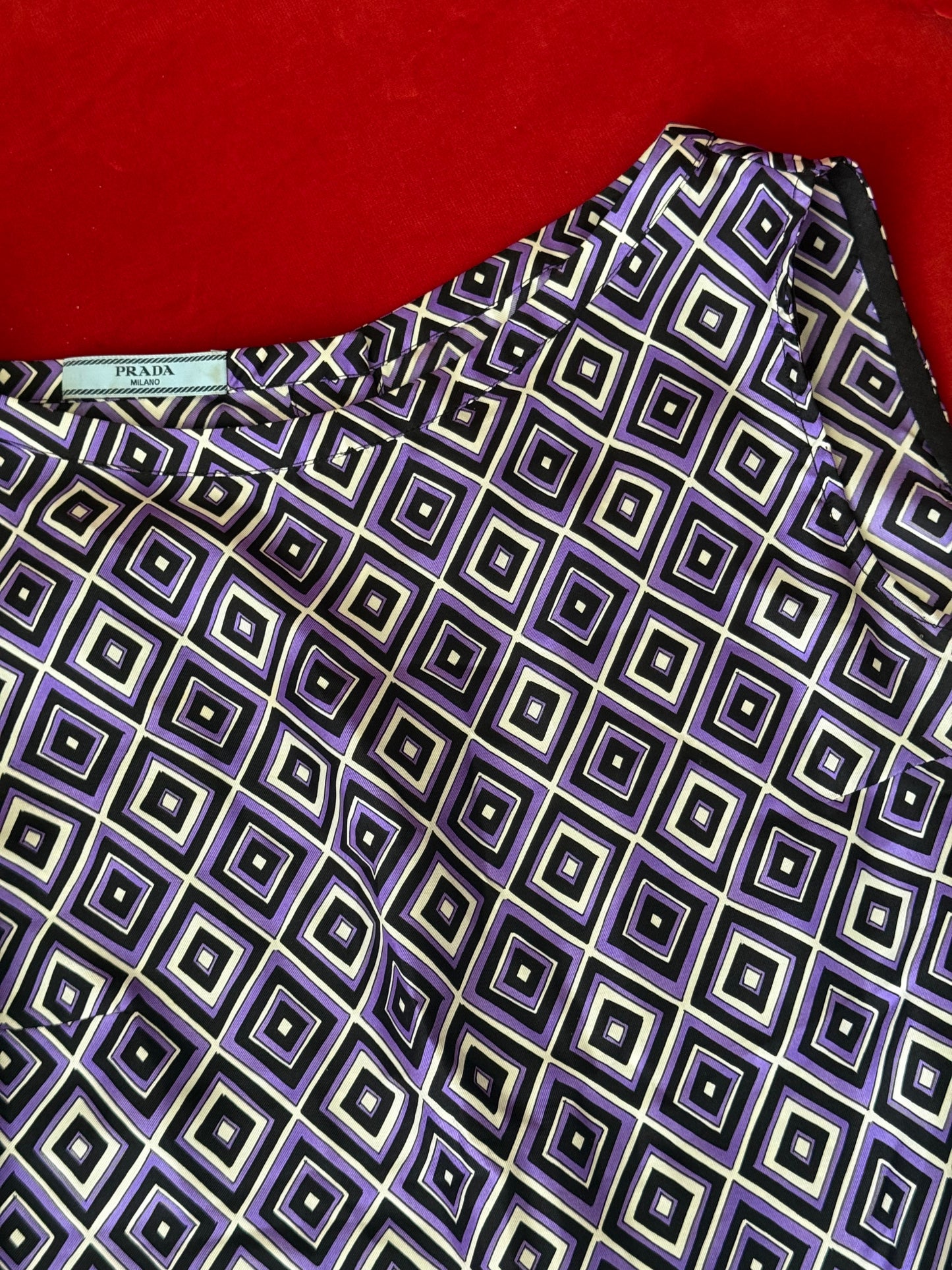 Prada top geometrico A/I 2012