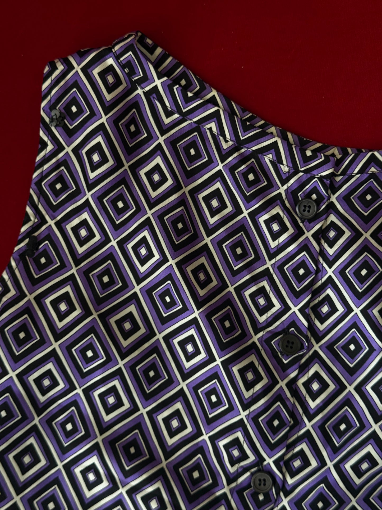 Prada top geometrico A/I 2012