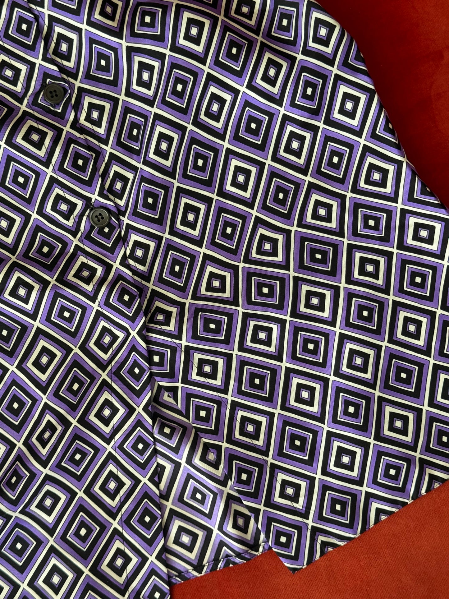 Prada top geometrico A/I 2012