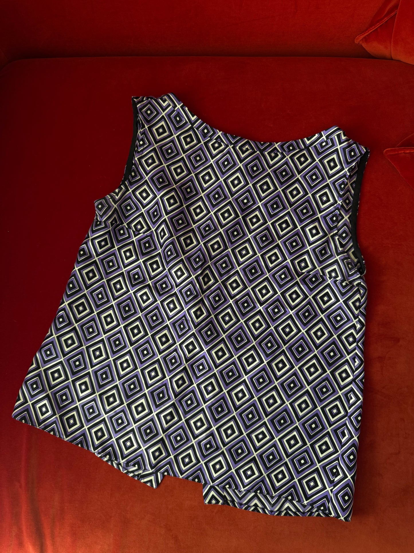 Prada top geometrico A/I 2012