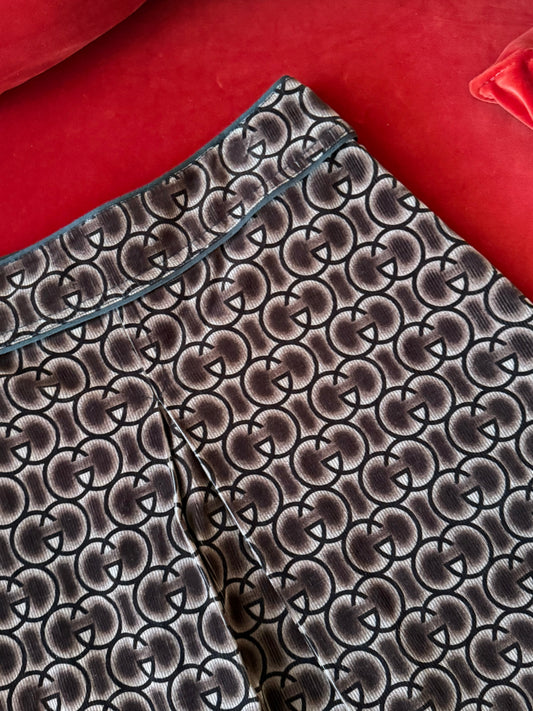 Gucci velvet skirt