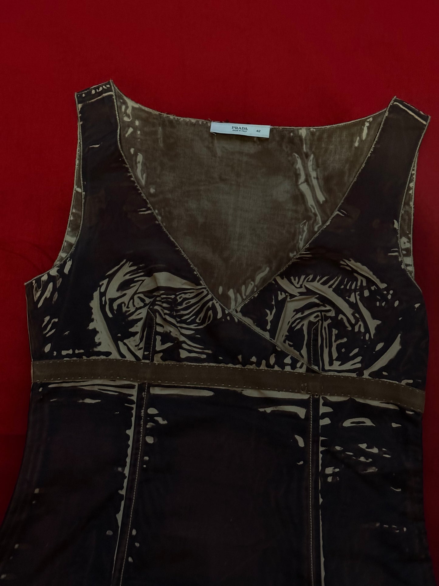 Prada vestito in seta P/E 2005