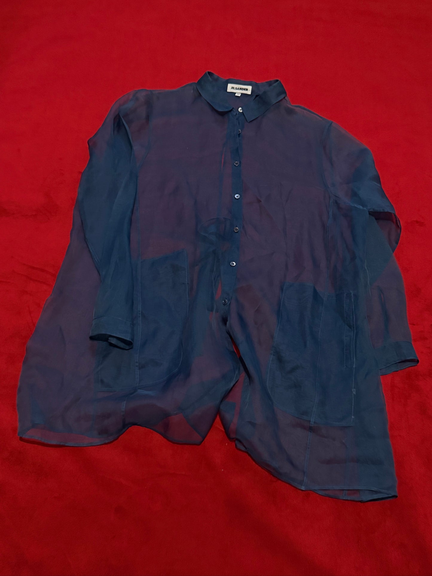 Jil Sander organza shirt