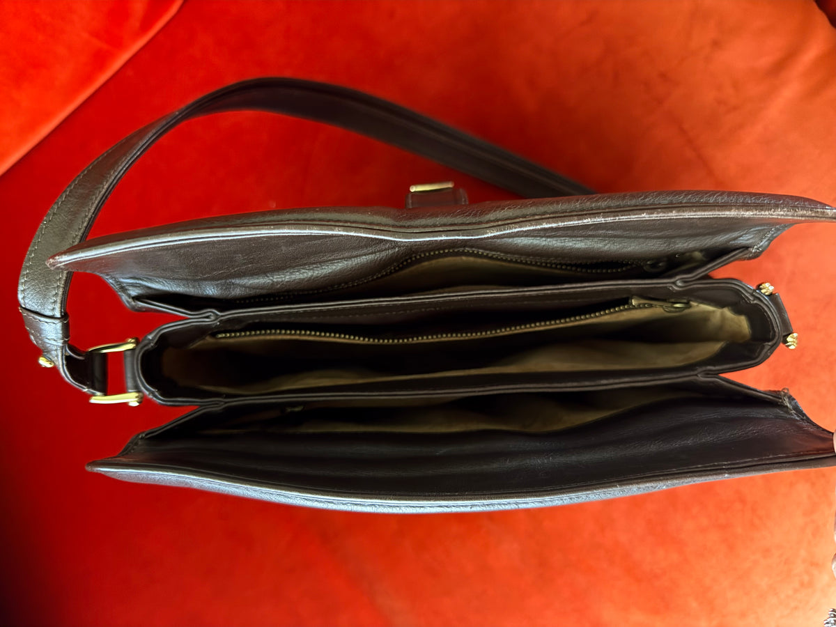 Borsa vintage in nappa a spalla