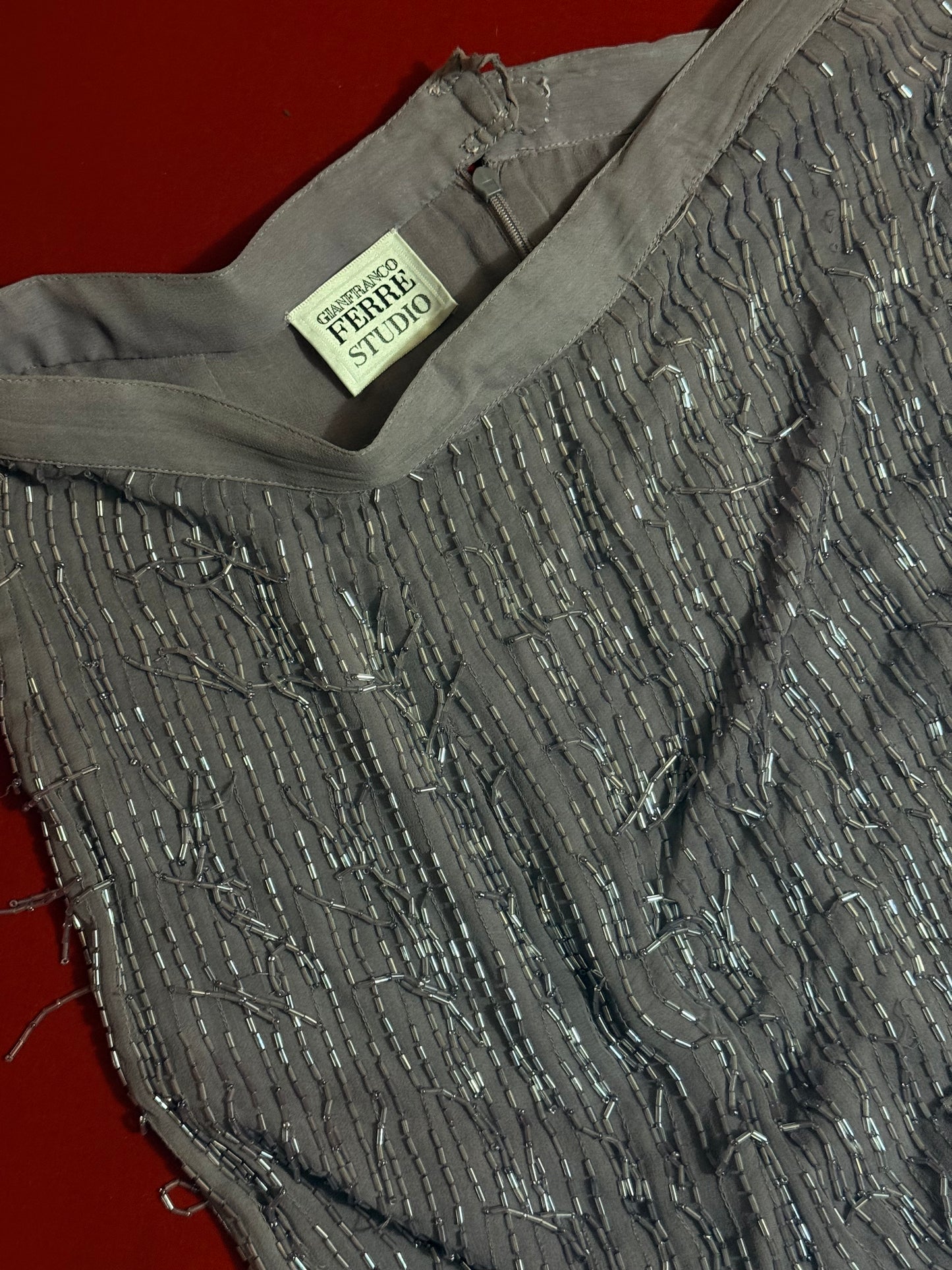 Gianfranco Ferré gonna con cristalli