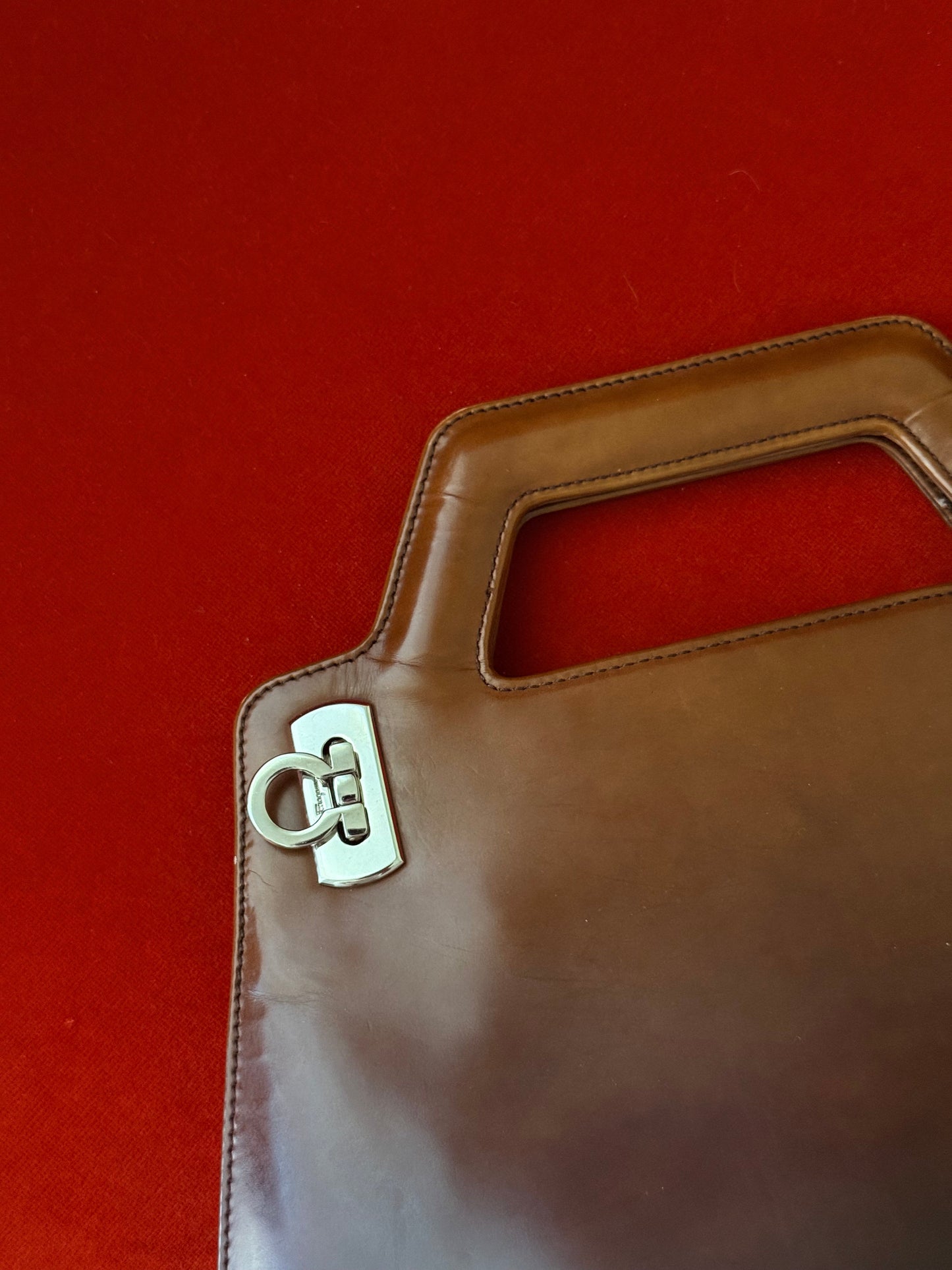 Salvatore Ferragamo borsa in pelle degradé