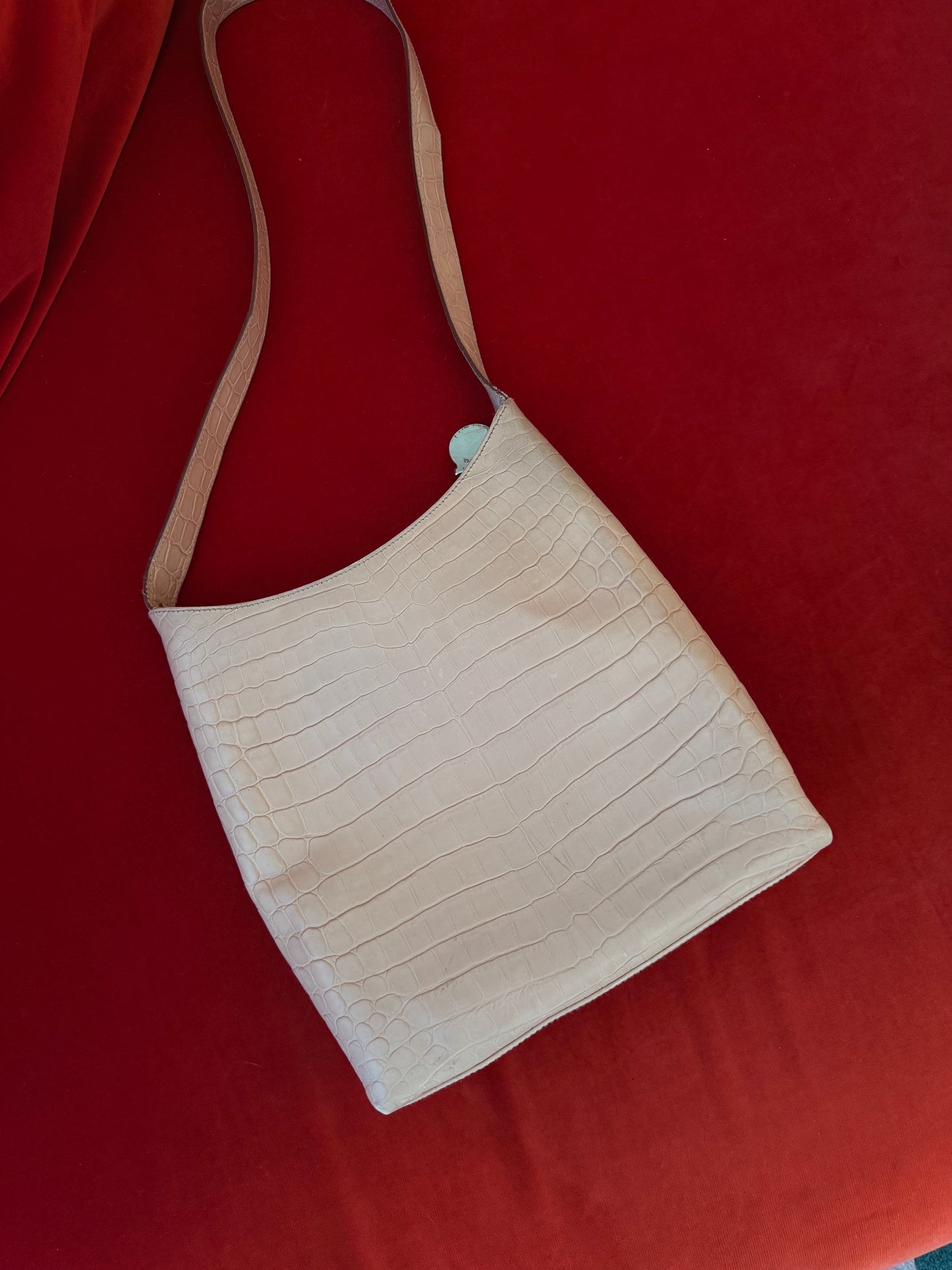 Salvatore Ferragamo borsa stampa coccodrillo