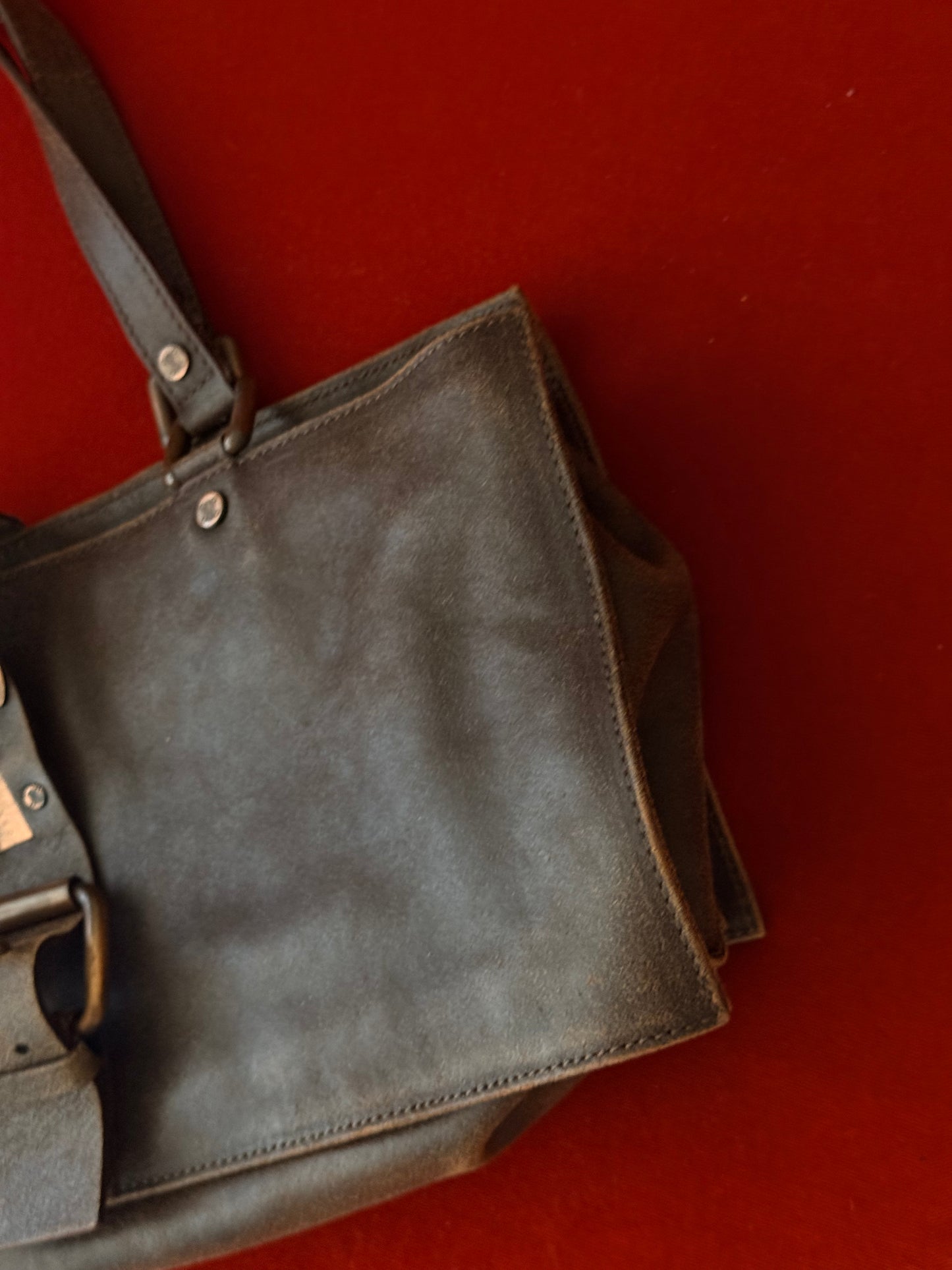 Céline borsa in pelle effetto “used”