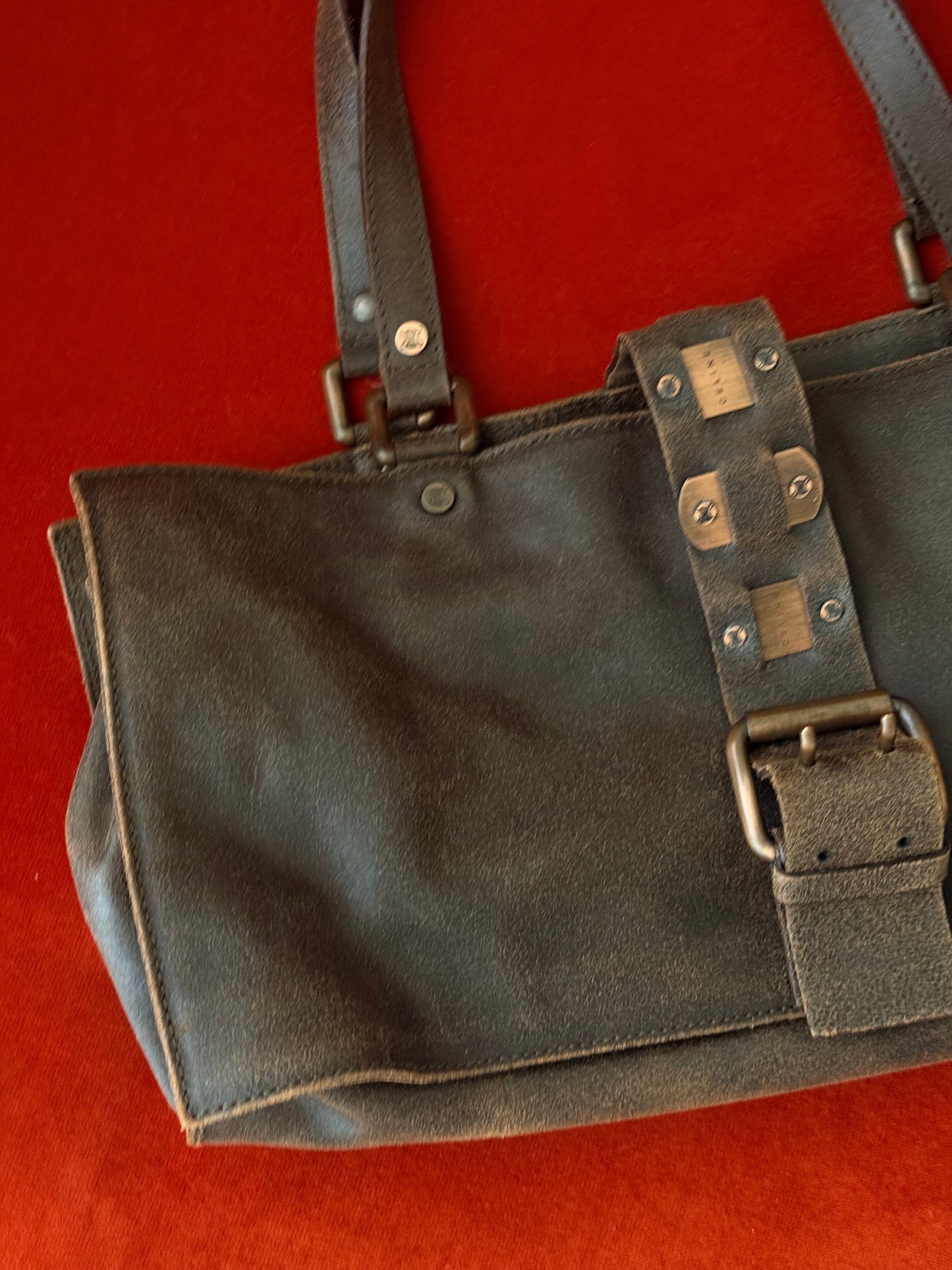 Céline borsa in pelle effetto “used”