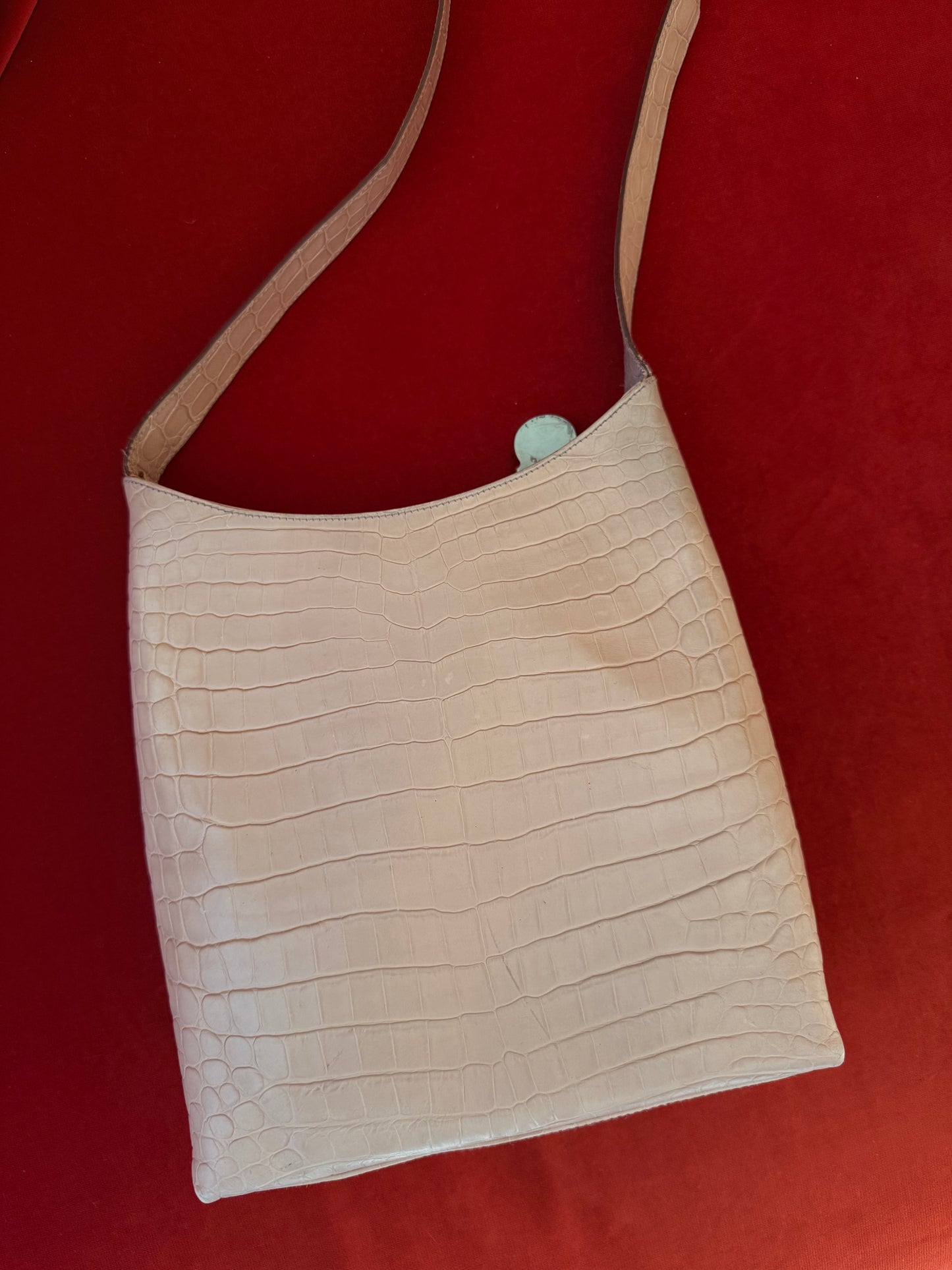 Salvatore Ferragamo borsa stampa coccodrillo