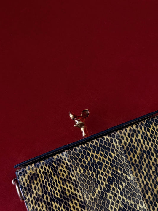 Marni clutch con cerbiatto