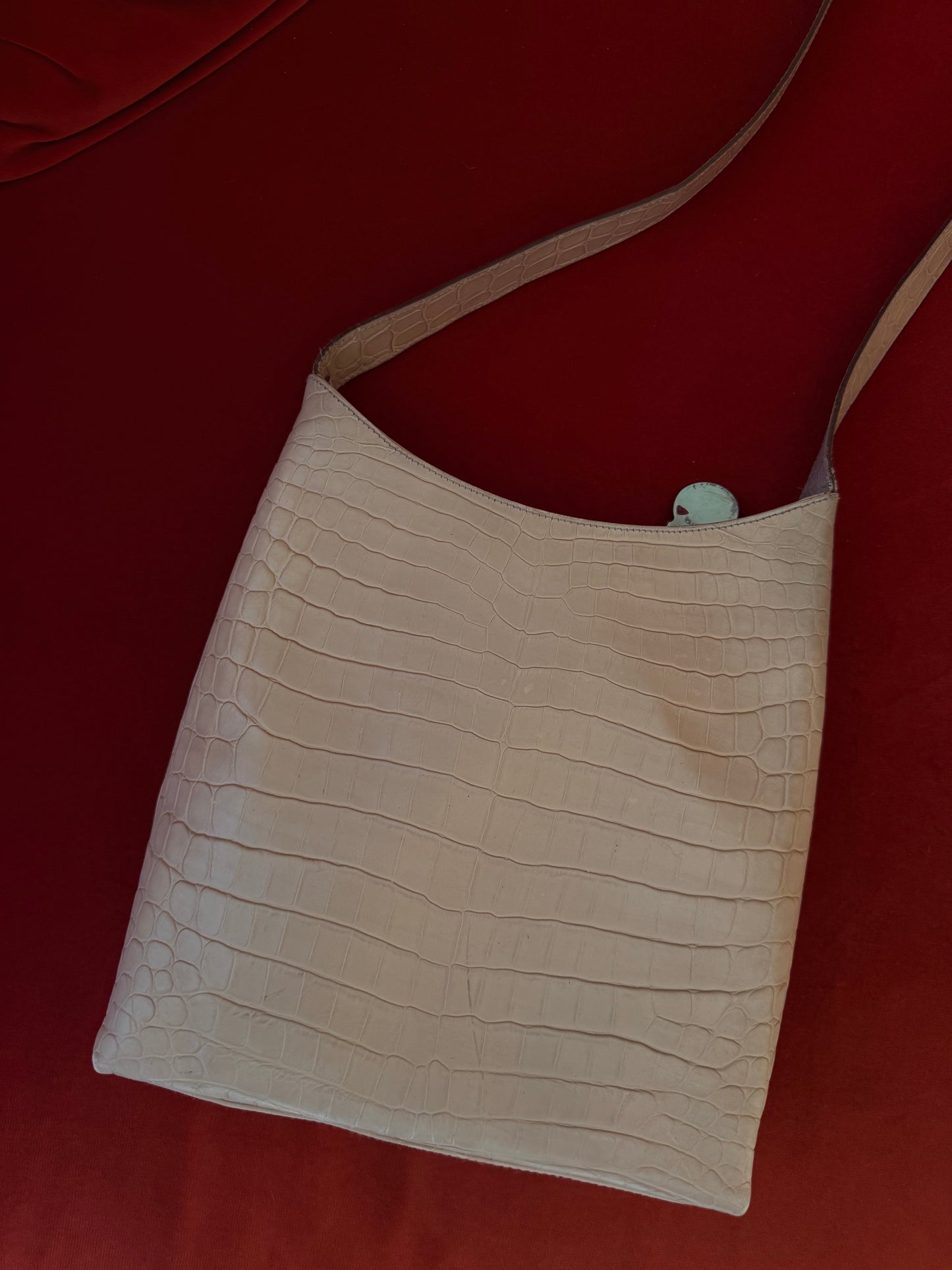 Salvatore Ferragamo borsa stampa coccodrillo