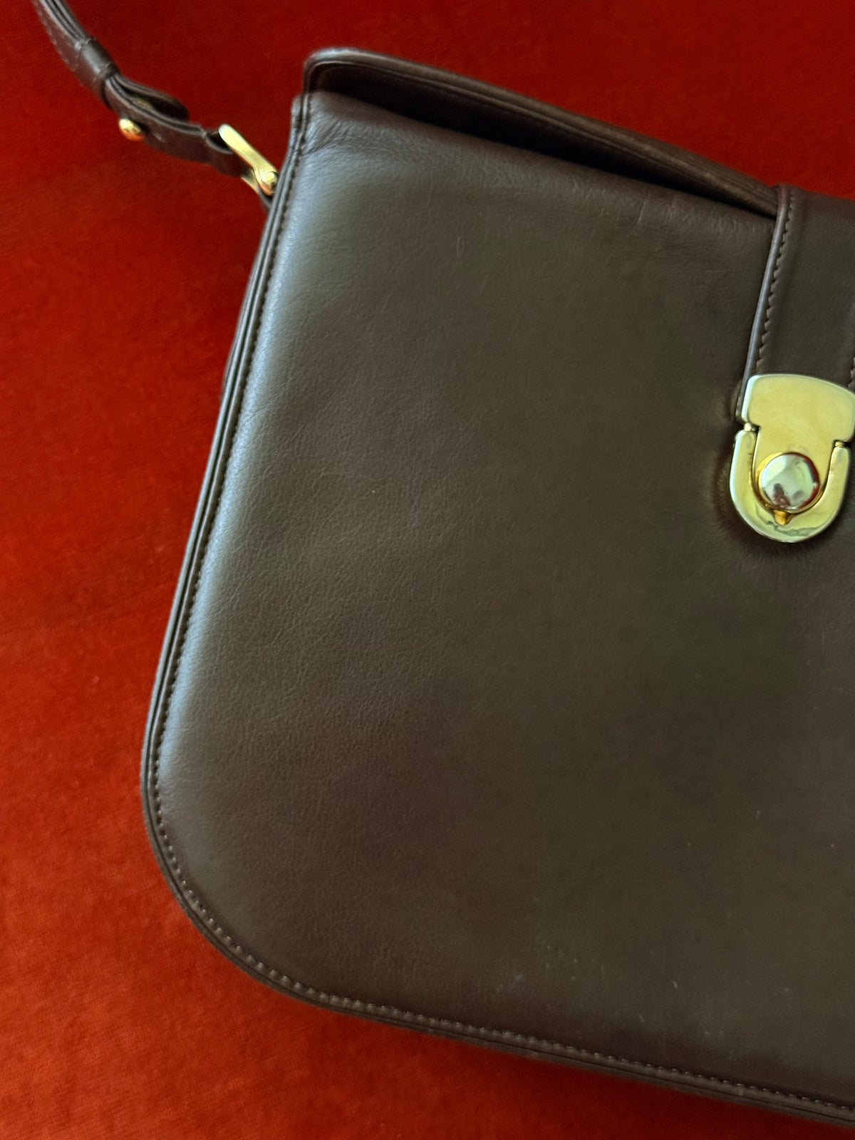 Borsa vintage in nappa a spalla