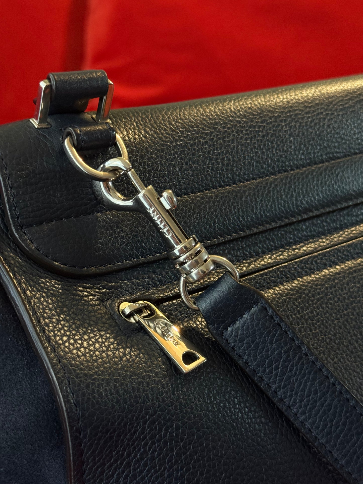 Céline borsa “Trapeze” blu