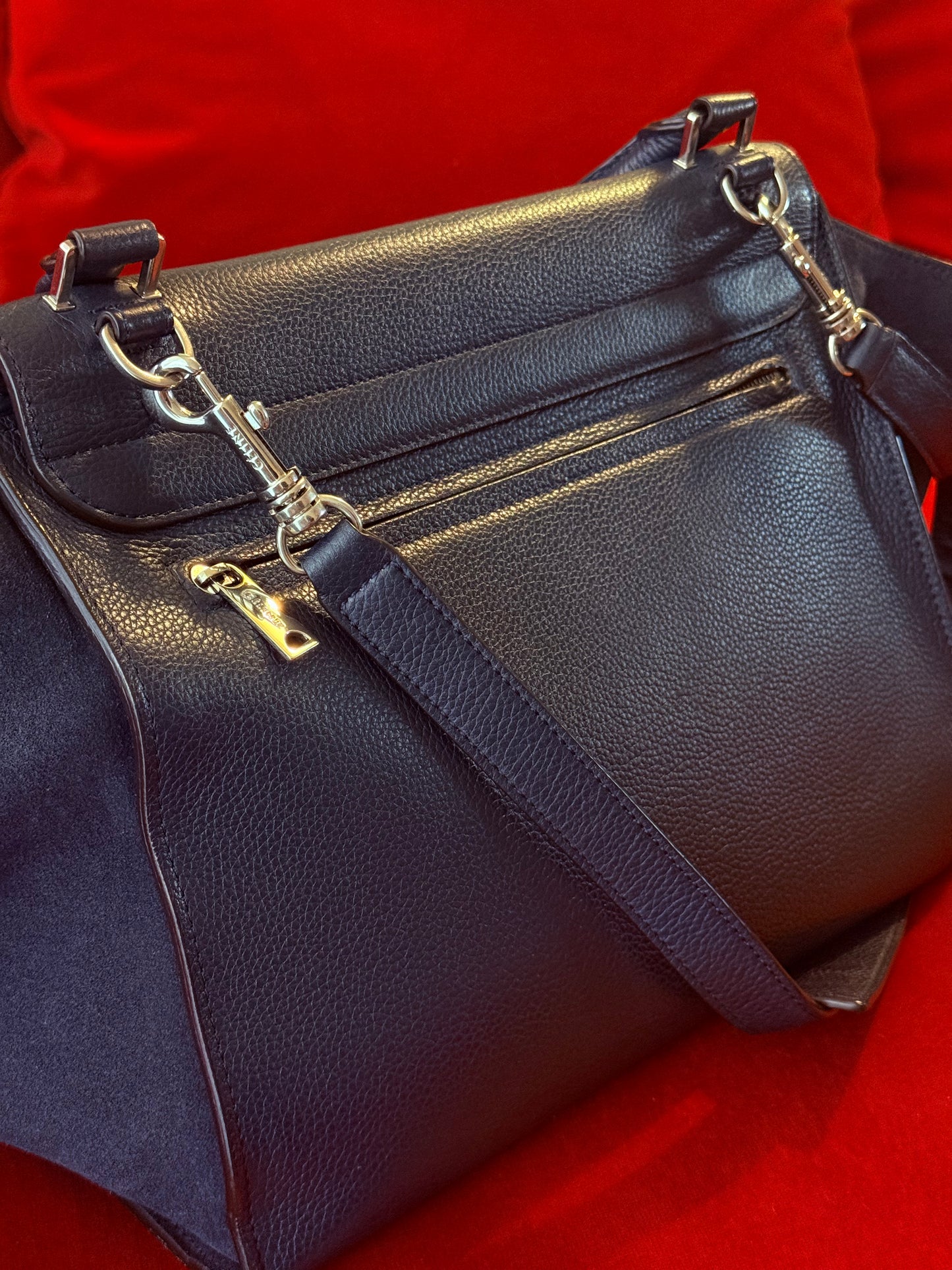 Céline borsa “Trapeze” blu