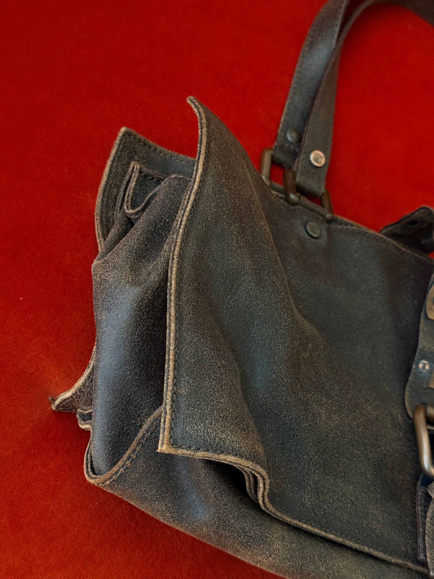 Céline borsa in pelle effetto “used”