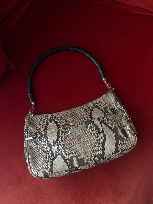 Gucci borsa “Bamboo” in pitone