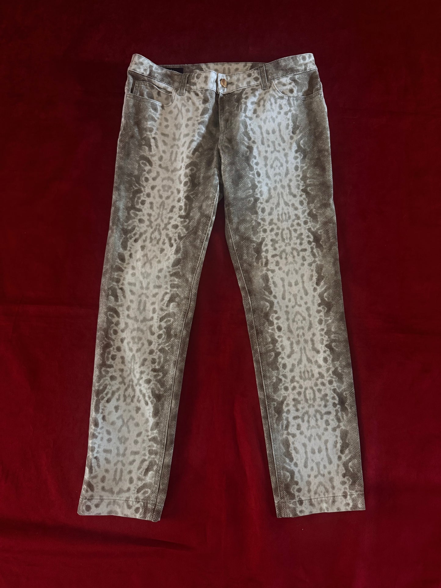 Gucci denim stampa pitone P/E 2000