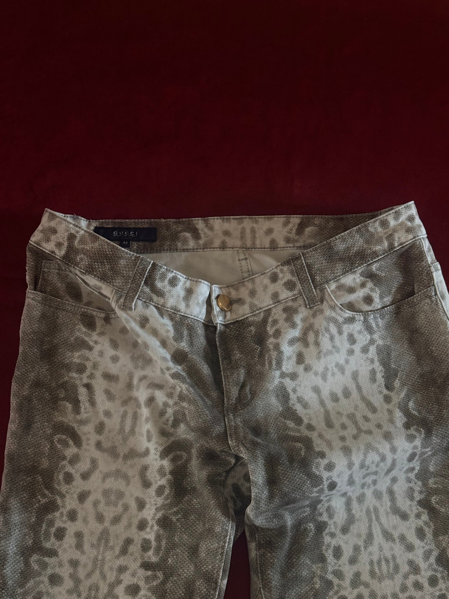 Gucci denim stampa pitone P/E 2000