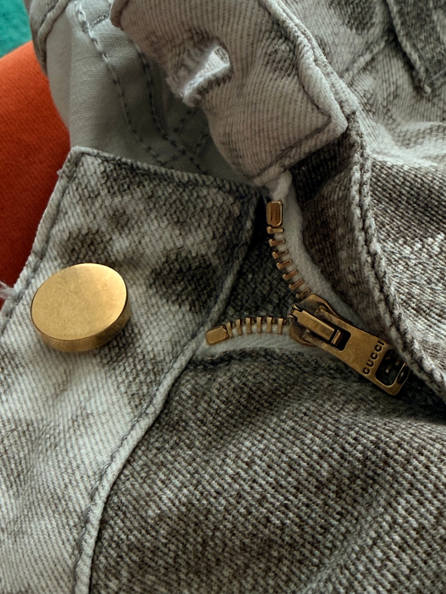 Gucci denim stampa pitone P/E 2000