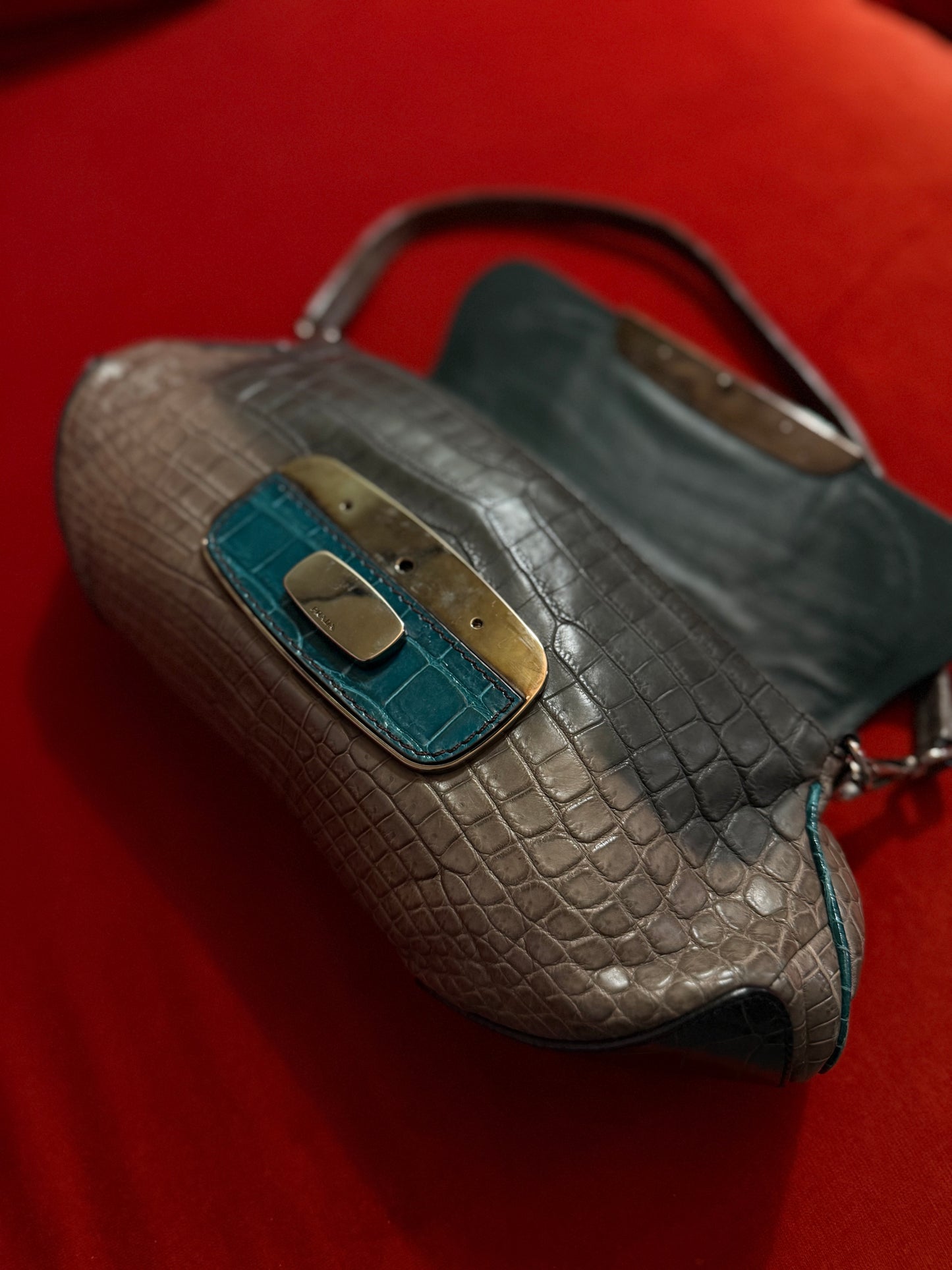 Prada borsa in coccodrillo A/I 2004