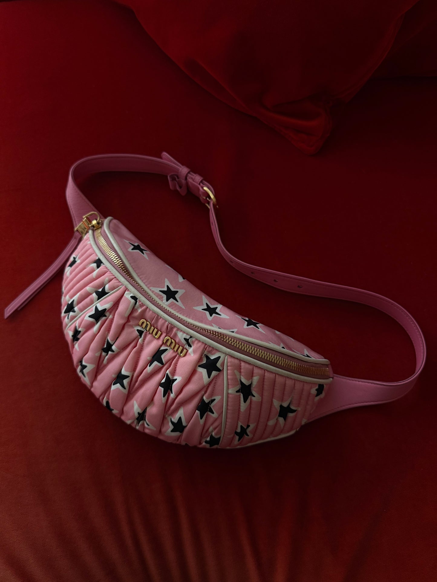 Miu Miu quilted bum bag