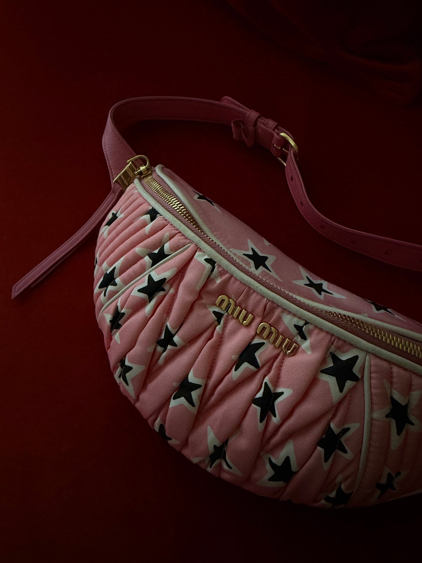 Miu Miu quilted bum bag