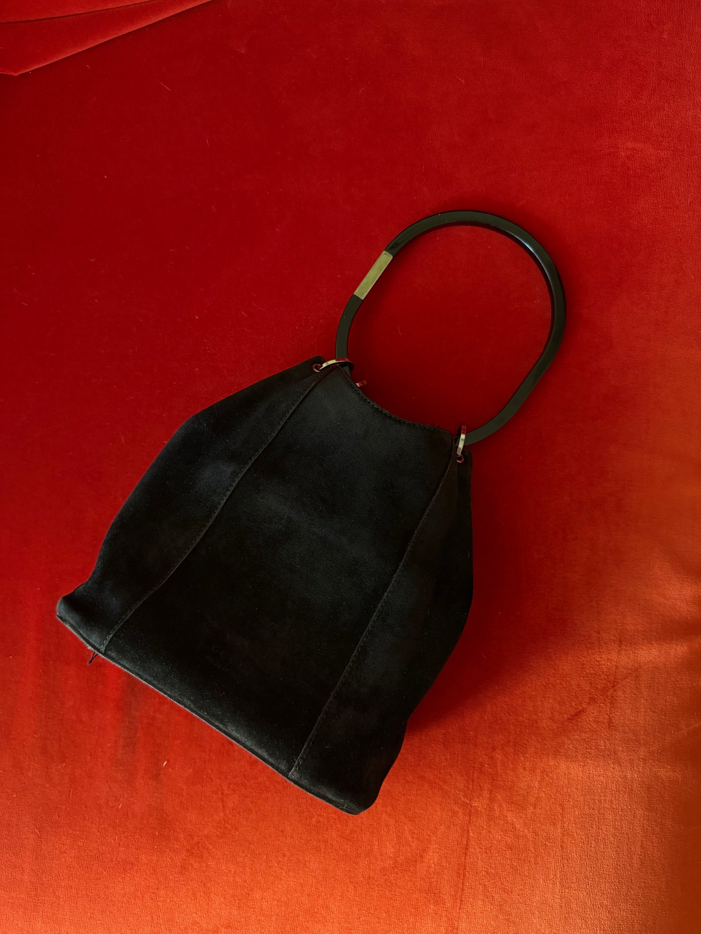 Gucci suede bag F/W 1999