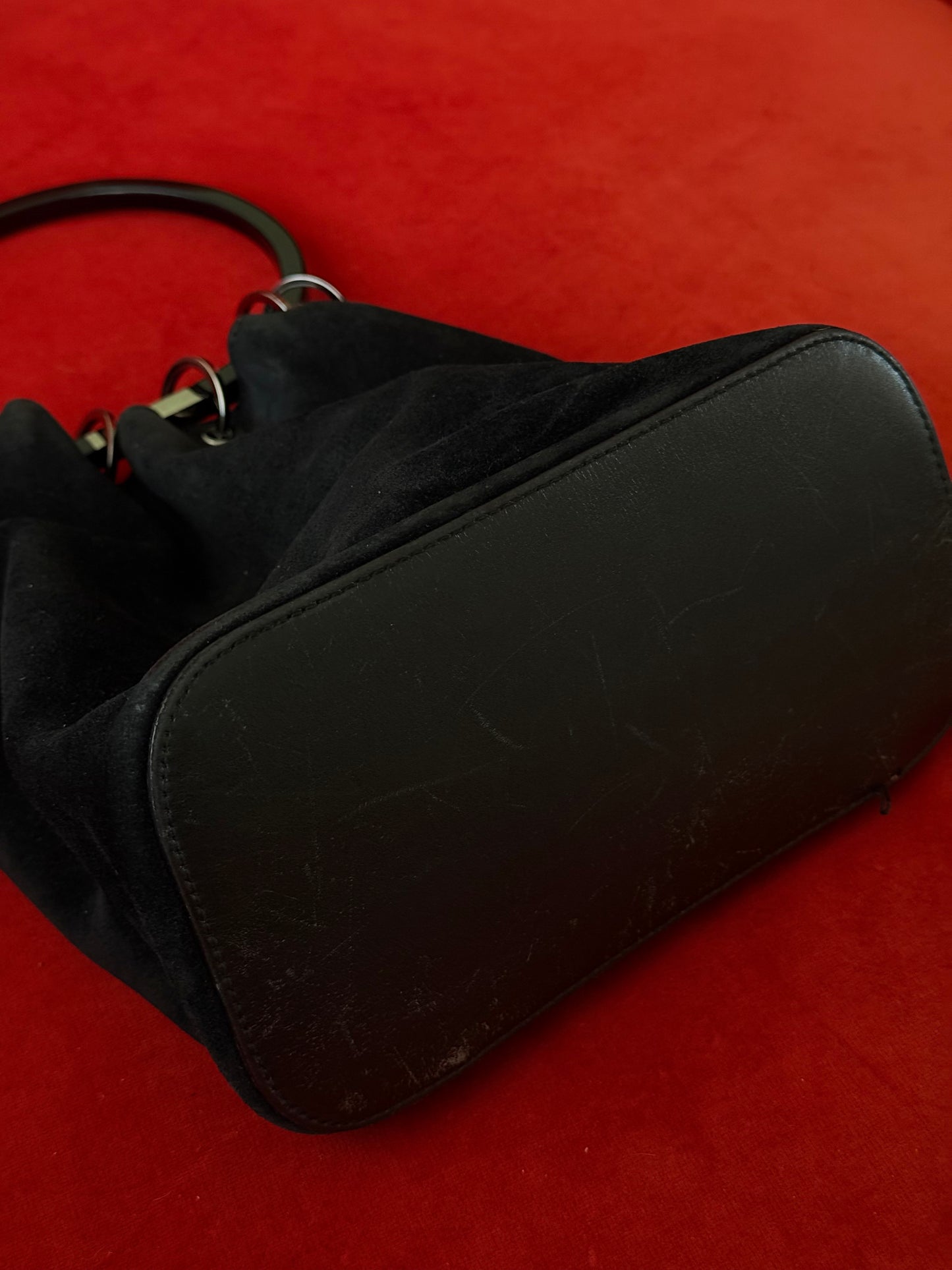 Gucci suede bag F/W 1999
