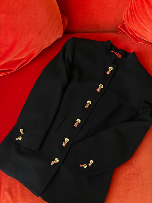 Valentino jacket with jewel buttons