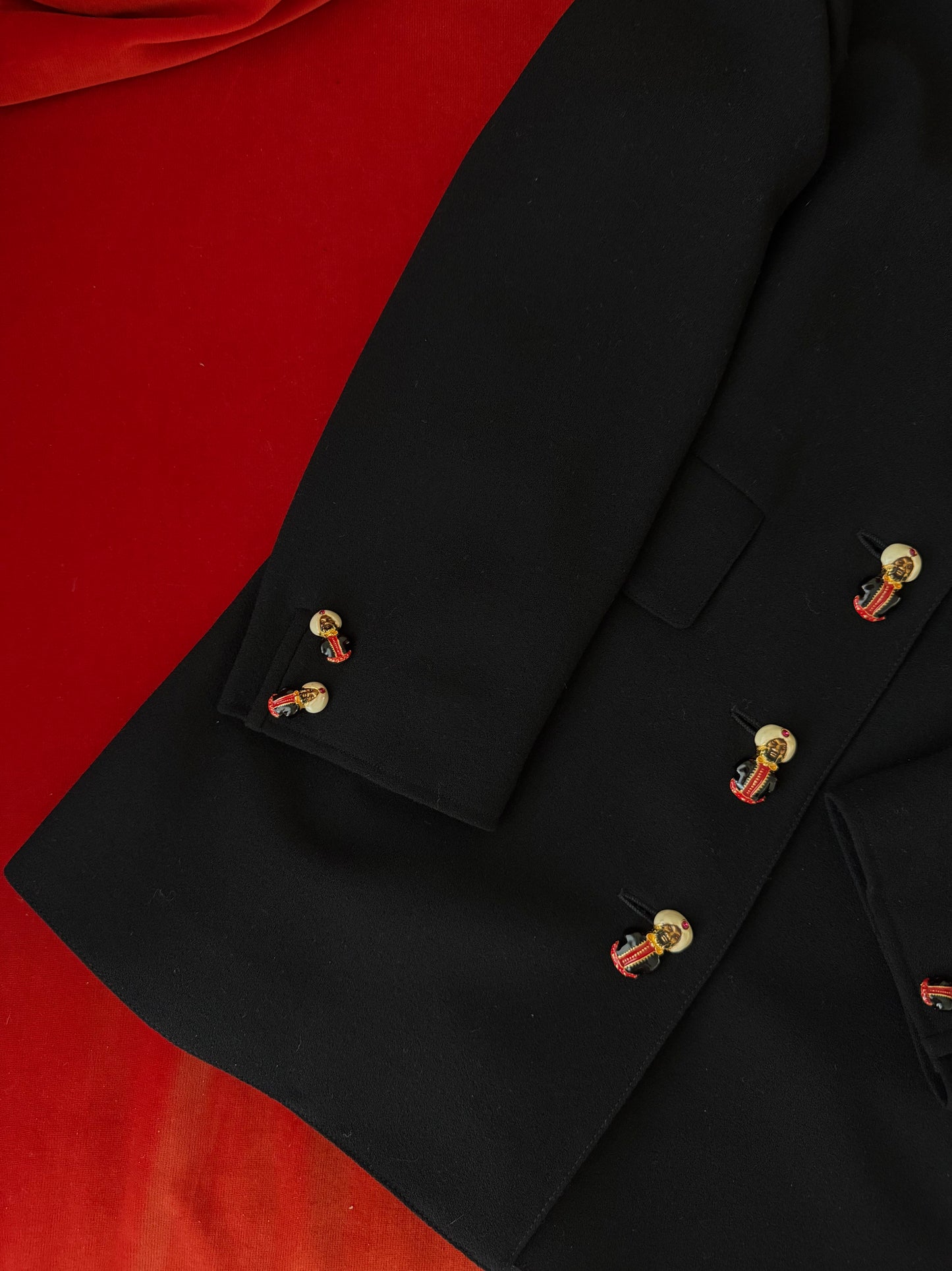 Valentino jacket with jewel buttons