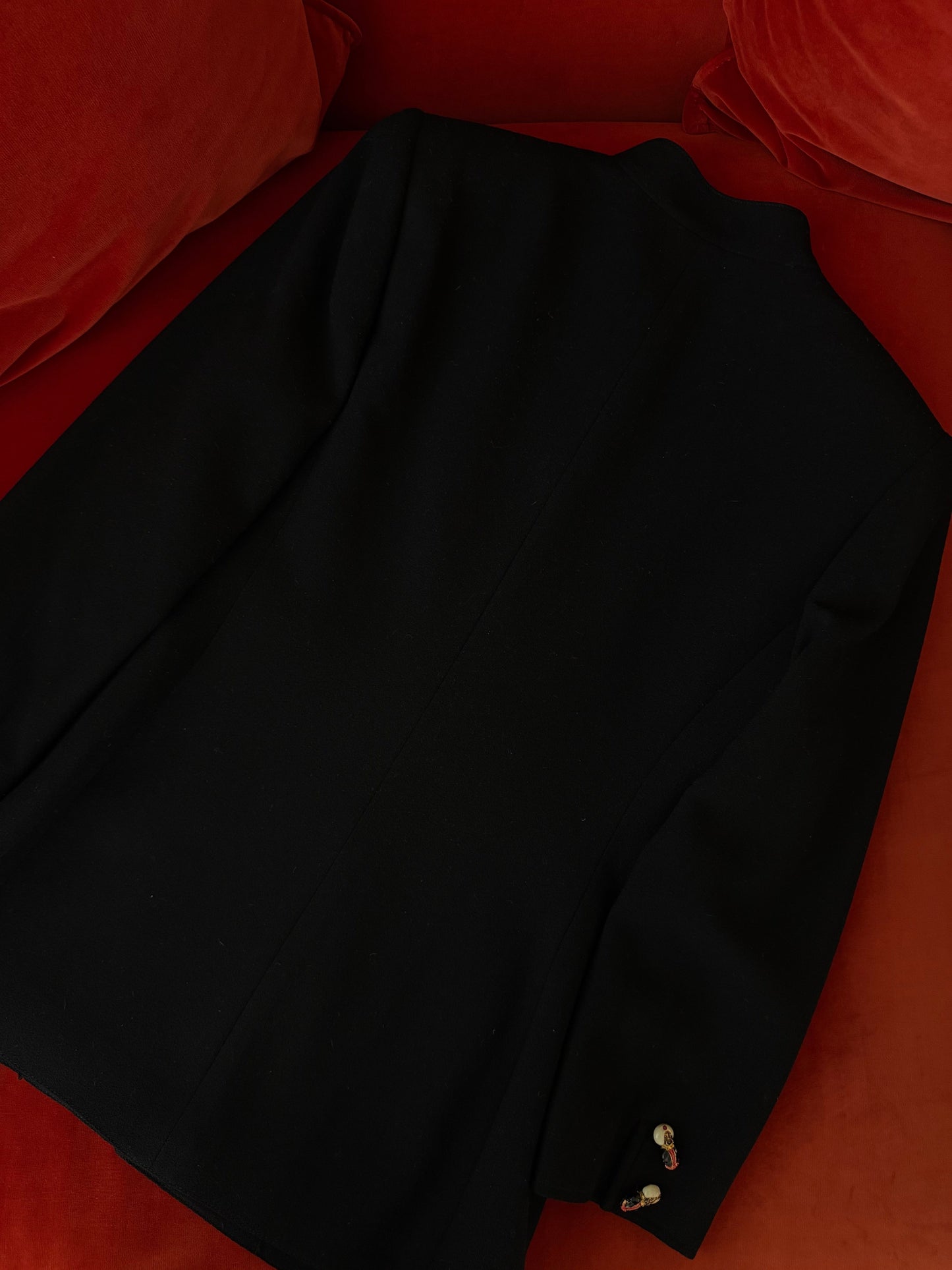 Valentino jacket with jewel buttons
