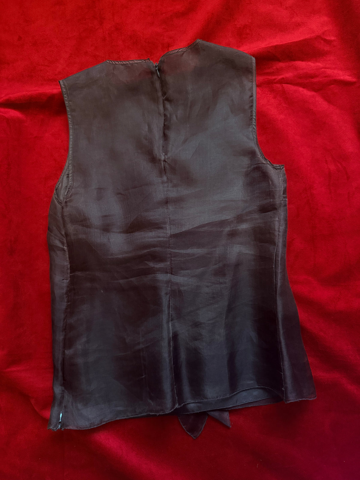Prada top in voilé di seta P/E 2002