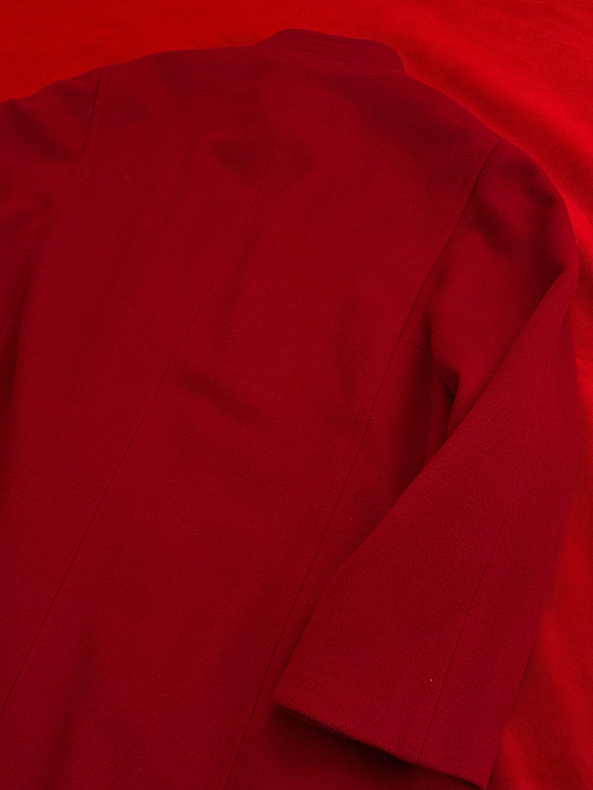 Cappotto vintage francese in lana e cachemire