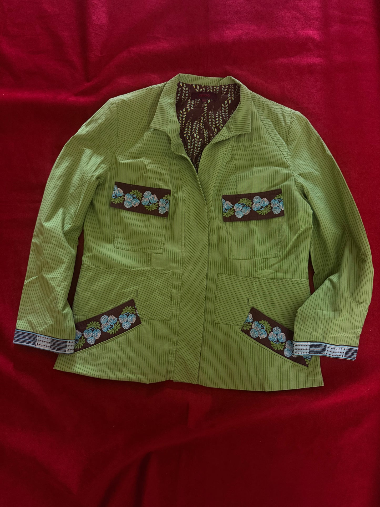 Kenzo Paris giacca vintage con ricami