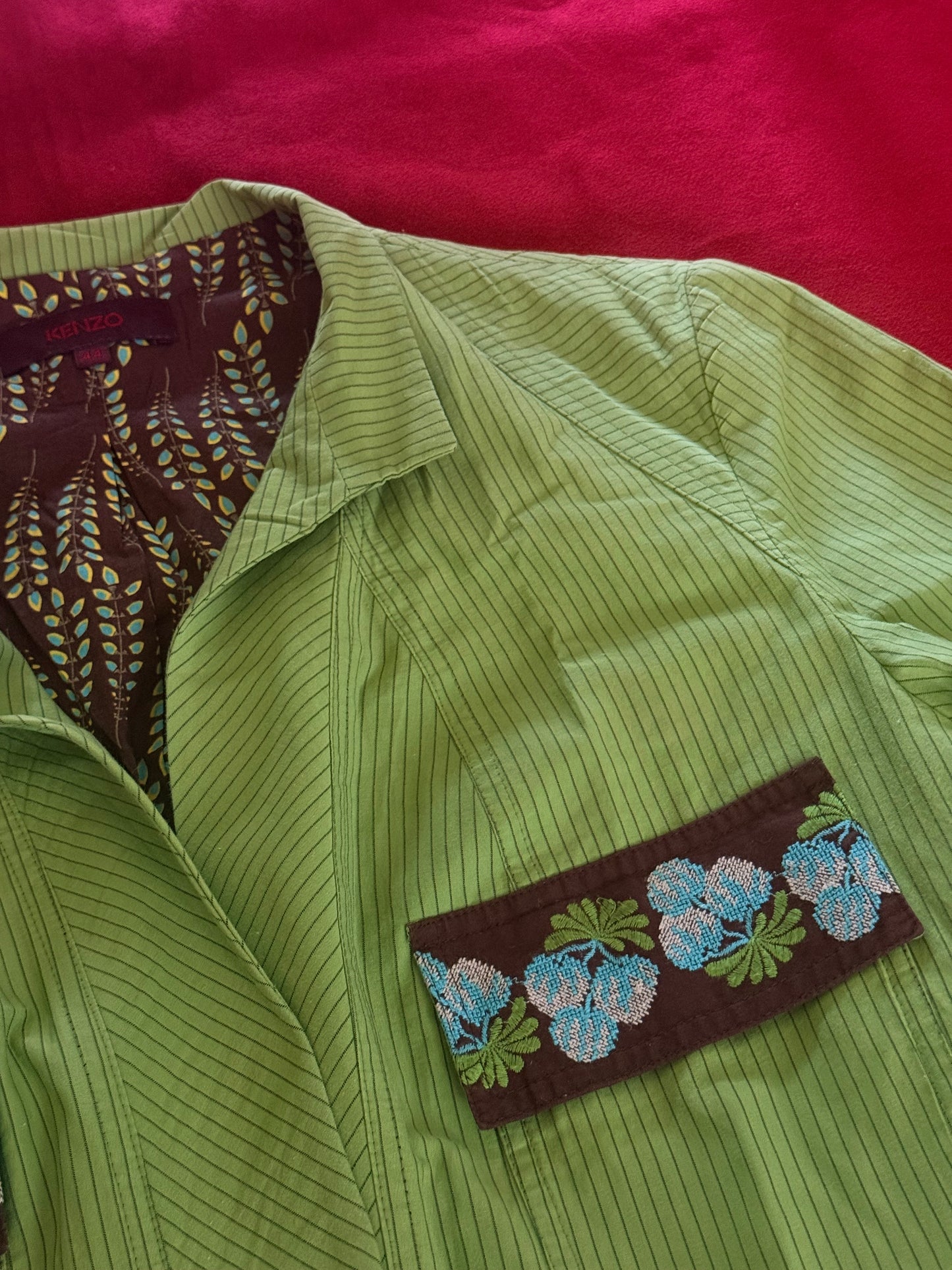 Kenzo Paris giacca vintage con ricami