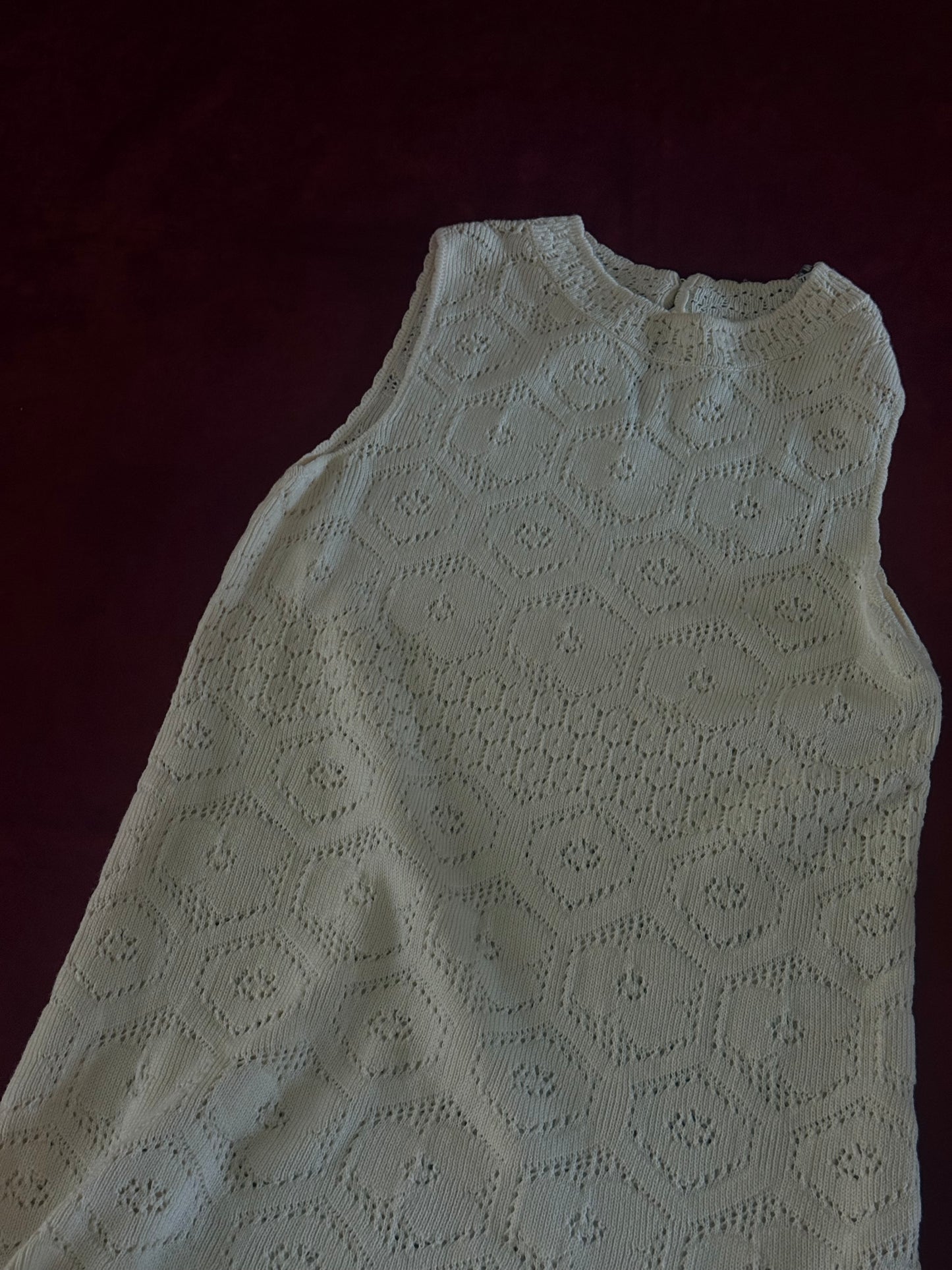 Miu Miu abito in maglia traforato