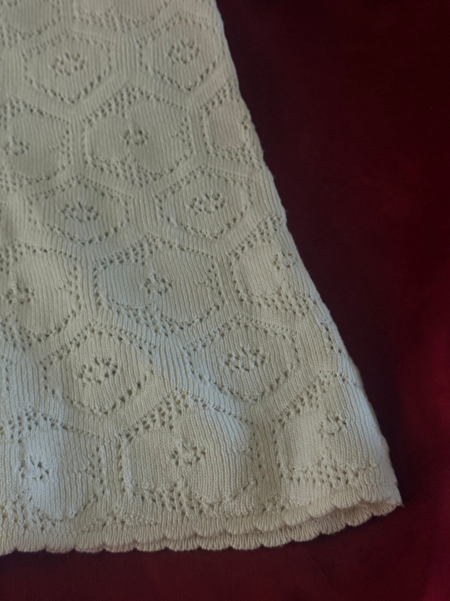 Miu Miu abito in maglia traforato