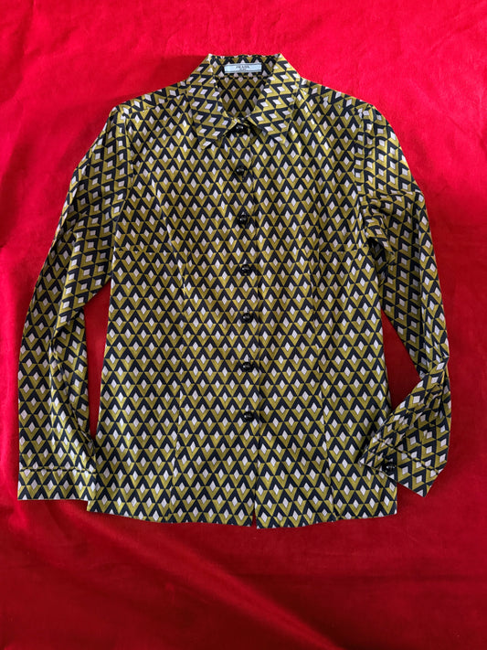 Prada camicia geometrica A/I 2012
