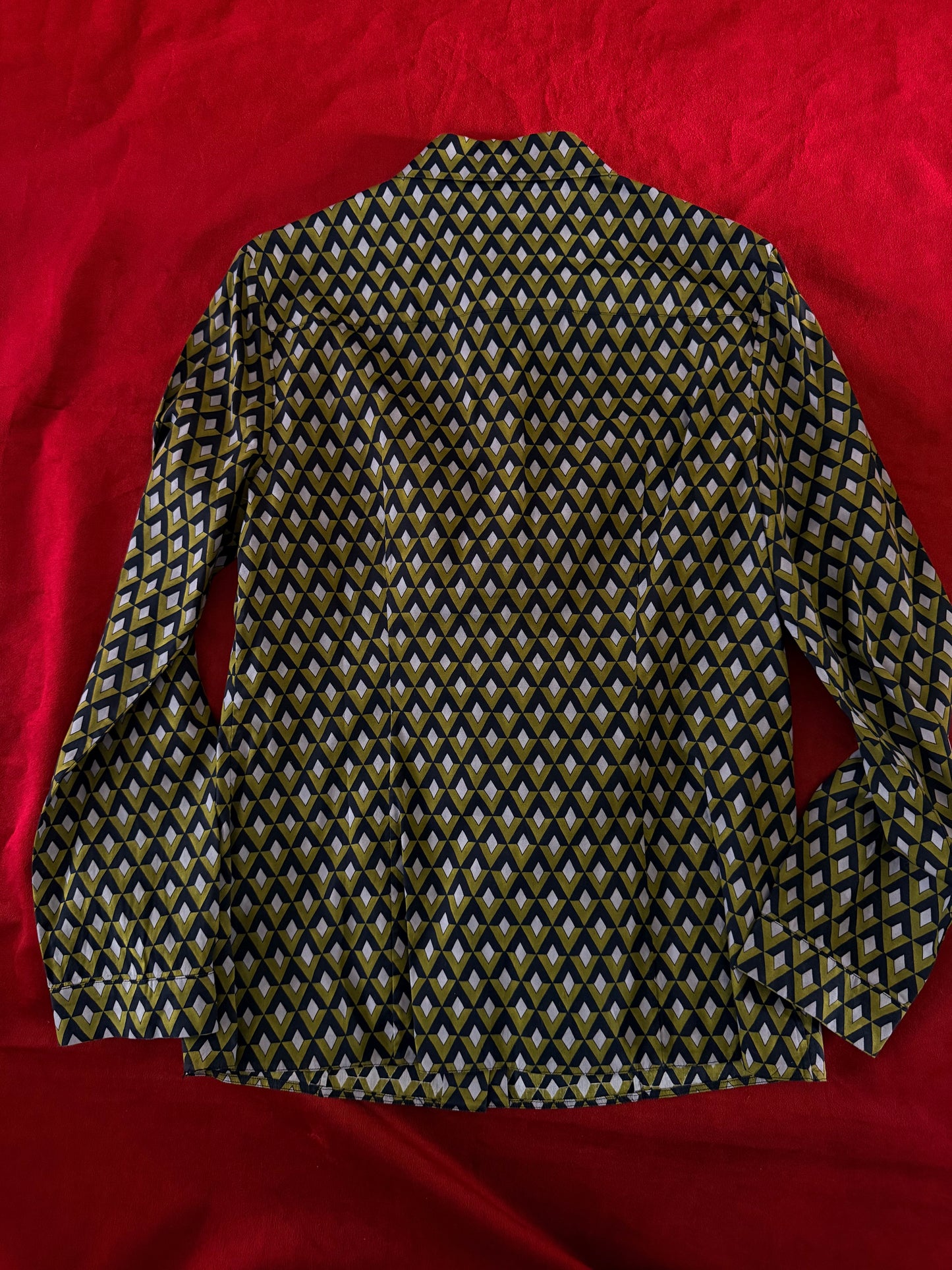 Prada camicia geometrica A/I 2012
