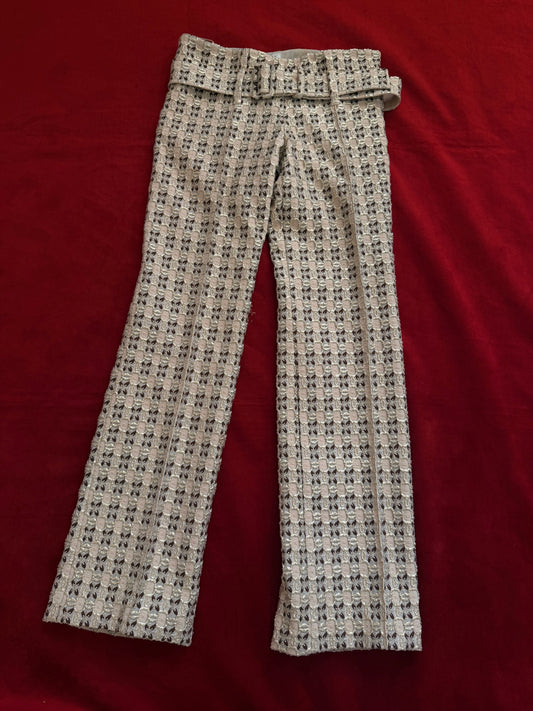 Prada gold pants ss 2002