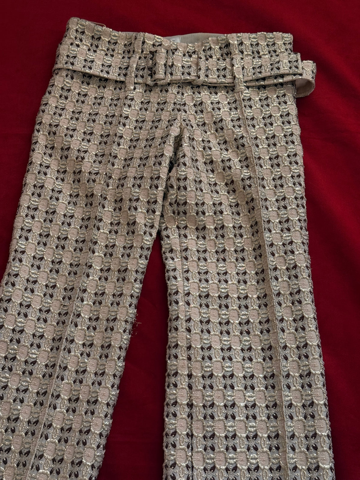 Prada gold pants ss 2002 1