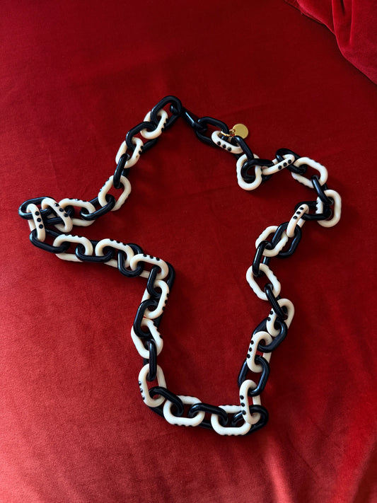 Prada collana a catena in resina